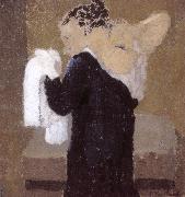 Edouard Vuillard Lady is being scrubbed of Vial Germany oil painting artist
